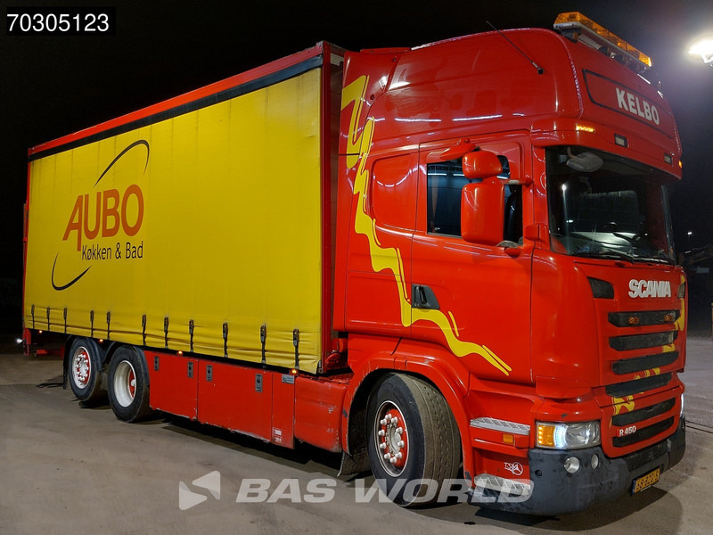 Scania R 450 R 6X2 Topliner Curtainsider 2500kg Ladebordwand Retarder Automatic Euro 6 - Curtain side truck: picture 3 Scania R 450 R 6X2 Topliner Curtainsider 2500kg Ladebordwand Retarder Automatic Euro 6 - Curtain side truck: picture 3