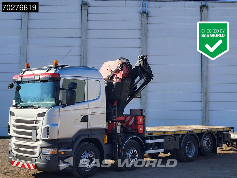 Scania R480 8X2 FASSI F660AXP.25 Manual Retarder Lift+Lenkachse Euro 5 - Dropside/ Flatbed truck, Crane truck: picture 1 Scania R480 8X2 FASSI F660AXP.25 Manual Retarder Lift+Lenkachse Euro 5 - Dropside/ Flatbed truck, Crane truck: picture 1