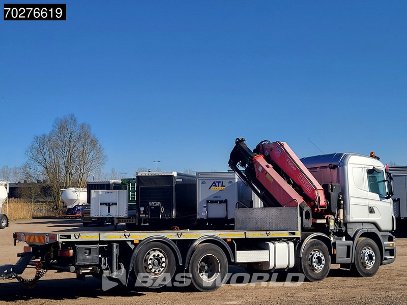 Scania R480 8X2 FASSI F660AXP.25 Manual Retarder Lift+Lenkachse Euro 5 - Dropside/ Flatbed truck, Crane truck: picture 5 Scania R480 8X2 FASSI F660AXP.25 Manual Retarder Lift+Lenkachse Euro 5 - Dropside/ Flatbed truck, Crane truck: picture 5