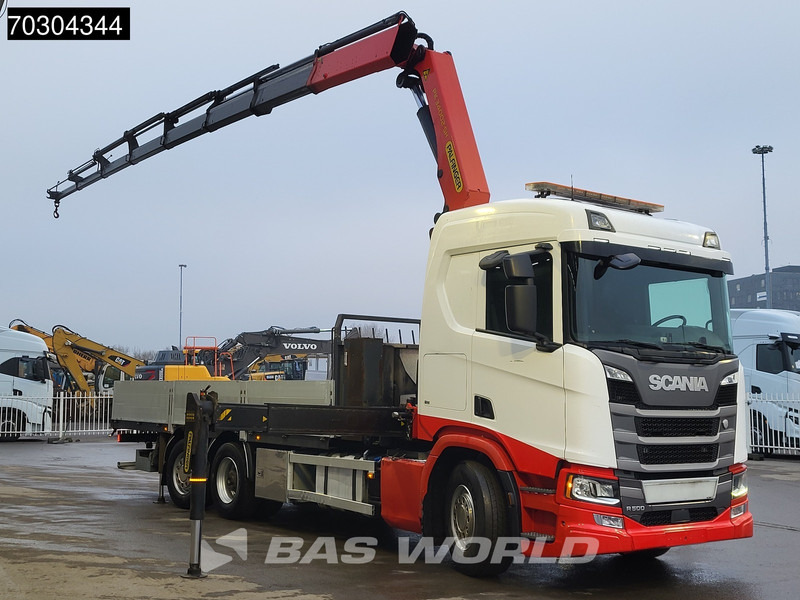 Scania R500 6X2 Palfinger PK34002 SH 8x Extensions Lift+ Steering Axle Euro 6 - Dropside/ Flatbed truck, Crane truck: picture 3 Scania R500 6X2 Palfinger PK34002 SH 8x Extensions Lift+ Steering Axle Euro 6 - Dropside/ Flatbed truck, Crane truck: picture 3