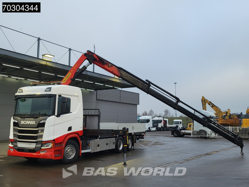 Scania R500 6X2 Palfinger PK34002 SH 8x Extensions Lift+ Steering Axle Euro 6 - Dropside/ Flatbed truck, Crane truck: picture 5 Scania R500 6X2 Palfinger PK34002 SH 8x Extensions Lift+ Steering Axle Euro 6 - Dropside/ Flatbed truck, Crane truck: picture 5