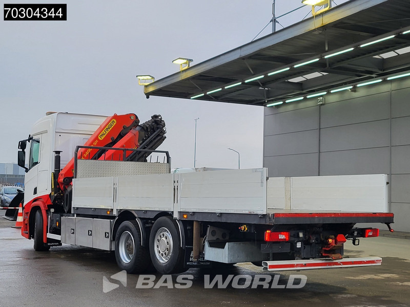 Dropside/ Flatbed truck, Crane truck Scania R500 6X2 Palfinger PK34002 SH 8x Extensions Lift+ Steering Axle Euro 6: picture 11