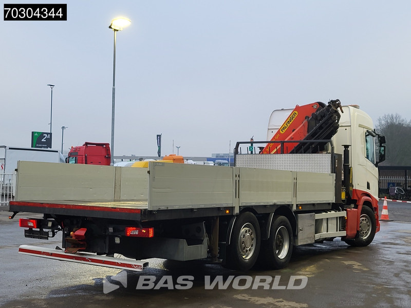 Dropside/ Flatbed truck, Crane truck Scania R500 6X2 Palfinger PK34002 SH 8x Extensions Lift+ Steering Axle Euro 6: picture 14