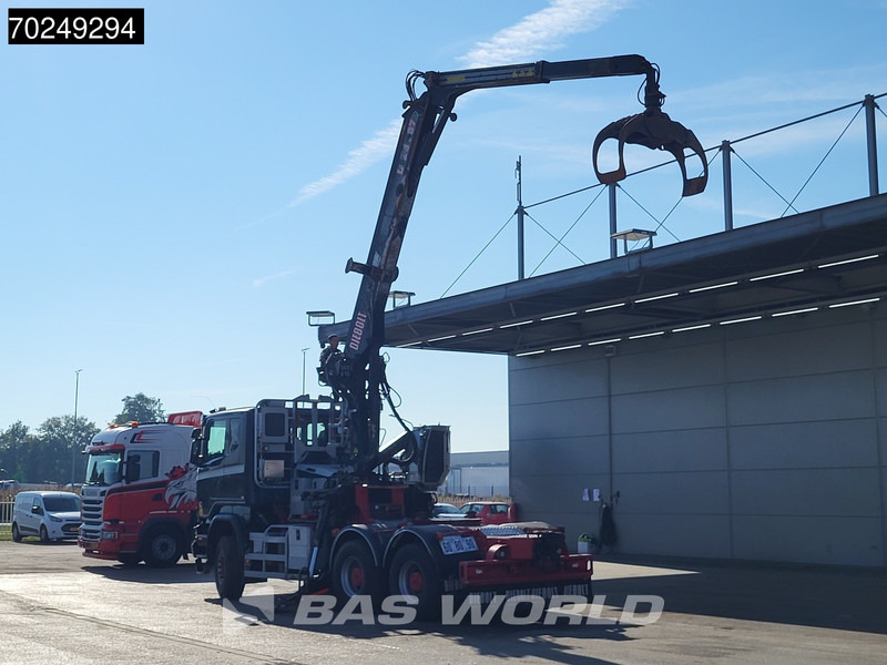 Scania R580 6X4 Holz Kran Diebolt D28 Full-Steell Extentable Trailer - Timber truck, Crane truck: picture 2 Scania R580 6X4 Holz Kran Diebolt D28 Full-Steell Extentable Trailer - Timber truck, Crane truck: picture 2