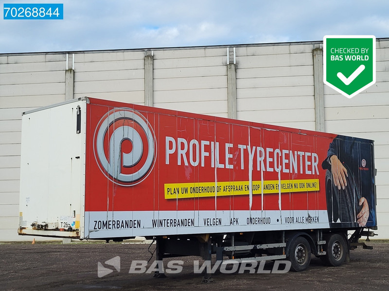Schmitz Cargobull SKO18 2 axles Tailgate Lenkachse LBW - Closed box semi-trailer: picture 1 Schmitz Cargobull SKO18 2 axles Tailgate Lenkachse LBW - Closed box semi-trailer: picture 1