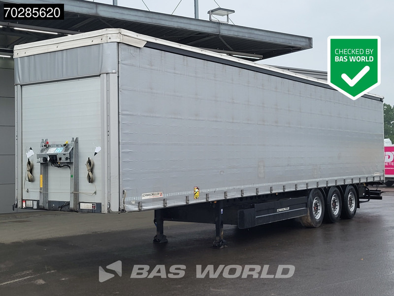 Schwarzmüller S1 Liftachse Palettenkasten Anti vandalism Sliding Roof SAF - Curtainsider semi-trailer: picture 1 Schwarzmüller S1 Liftachse Palettenkasten Anti vandalism Sliding Roof SAF - Curtainsider semi-trailer: picture 1