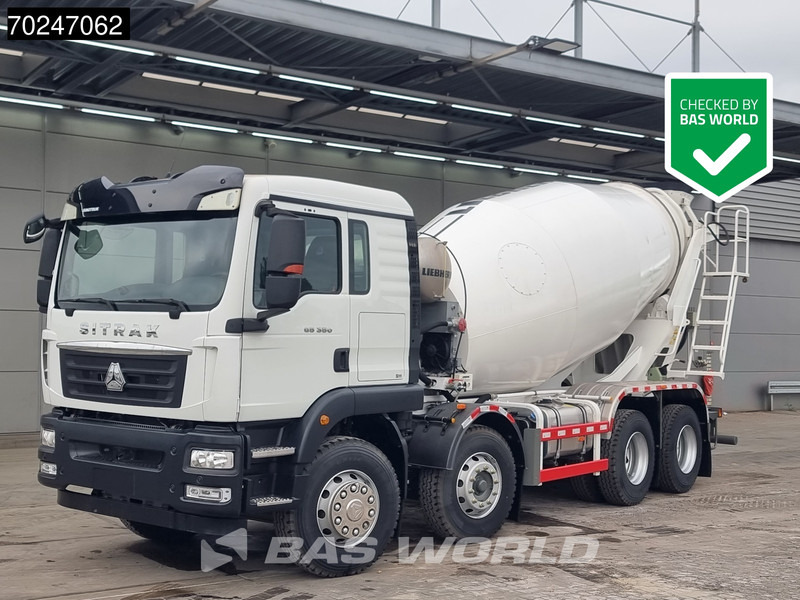 Sitrak G5 350 8X4 8m3 Liebherr mixer Manual Steel Suspension - Concrete mixer truck: picture 1 Sitrak G5 350 8X4 8m3 Liebherr mixer Manual Steel Suspension - Concrete mixer truck: picture 1
