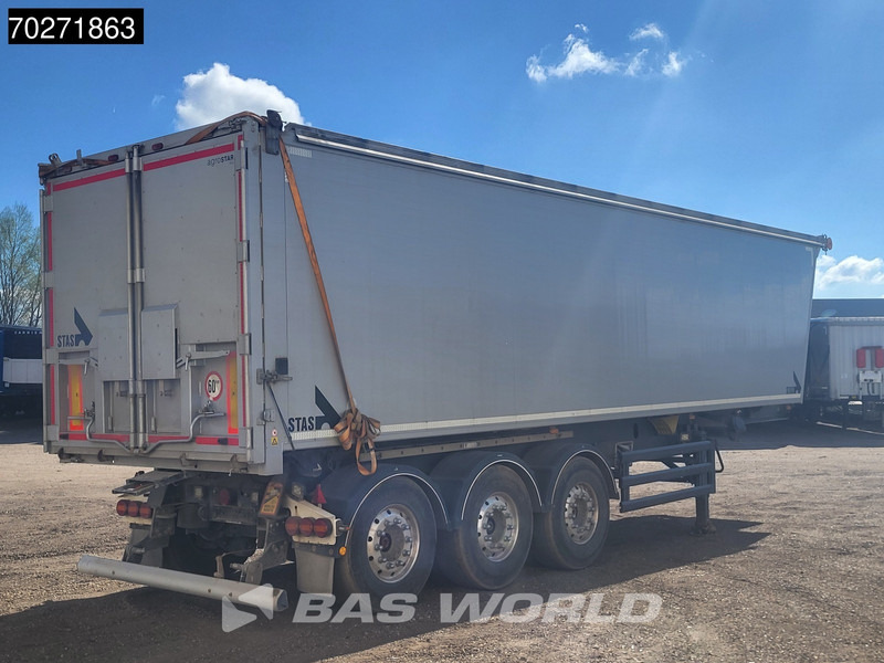 Tipper semi-trailer Stas S300CX 3 axles 47m3 Liftachse ALU: picture 5
