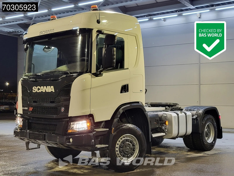 Scania G450 4X4 Manual! Full-Steel Allrad Big-Axle Retarder Hydraulik - Tractor unit: picture 1 Scania G450 4X4 Manual! Full-Steel Allrad Big-Axle Retarder Hydraulik - Tractor unit: picture 1