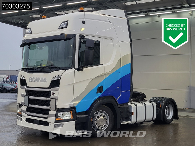 Scania R450 4X2 Mega Hebesattel Retarder 2x Tanks Standklima - Tractor unit: picture 1 Scania R450 4X2 Mega Hebesattel Retarder 2x Tanks Standklima - Tractor unit: picture 1