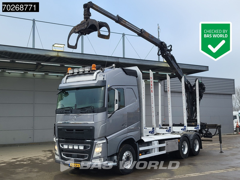 Volvo FH 500 FH 6X4 Palfinger Epsilon M120L97 Crane Timber truck Retarder Euro 6 - Timber truck, Crane truck: picture 1 Volvo FH 500 FH 6X4 Palfinger Epsilon M120L97 Crane Timber truck Retarder Euro 6 - Timber truck, Crane truck: picture 1