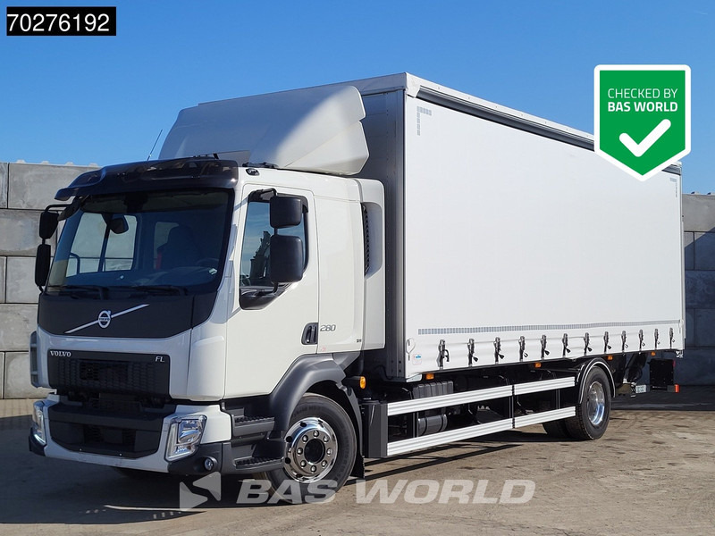 Volvo FL 280 4X2 NEW! 16tons Manual Ladebordwand PTO Alcoa's Euro 6 - Curtain side truck: picture 1 Volvo FL 280 4X2 NEW! 16tons Manual Ladebordwand PTO Alcoa's Euro 6 - Curtain side truck: picture 1