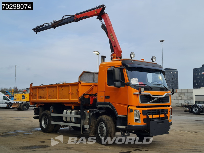 Volvo FM 340 FM 4X4 4x4 Crane Palfinger PK10501 Tipper Big-Axle Full Steel - Tipper, Crane truck: picture 3 Volvo FM 340 FM 4X4 4x4 Crane Palfinger PK10501 Tipper Big-Axle Full Steel - Tipper, Crane truck: picture 3