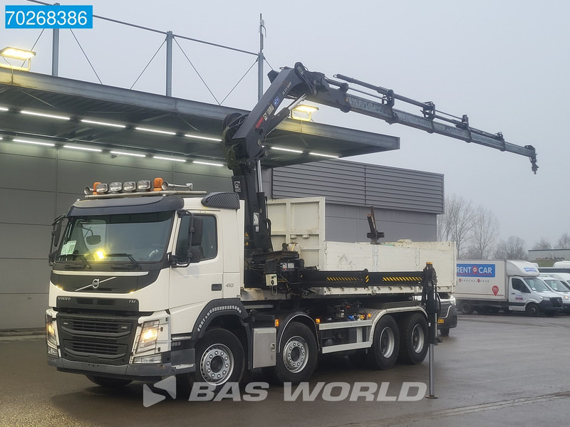 Volvo FM 410 8X4 211EP-5 HIDUO Kran Crane Steel suspension VEB Euro 6 - Hook lift truck, Crane truck: picture 1 Volvo FM 410 8X4 211EP-5 HIDUO Kran Crane Steel suspension VEB Euro 6 - Hook lift truck, Crane truck: picture 1