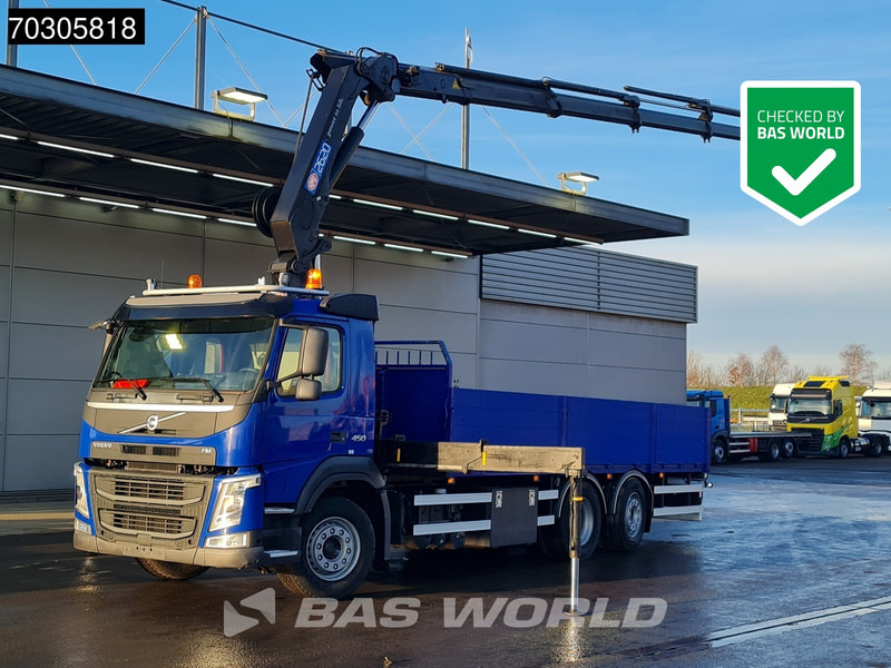 Volvo FM 450 FM 6X2 HMF 2620 K5-RC Crane Kran Lift+Steering Axle Dynamic Steering Euro 6 - Dropside/ Flatbed truck, Crane truck: picture 1 Volvo FM 450 FM 6X2 HMF 2620 K5-RC Crane Kran Lift+Steering Axle Dynamic Steering Euro 6 - Dropside/ Flatbed truck, Crane truck: picture 1