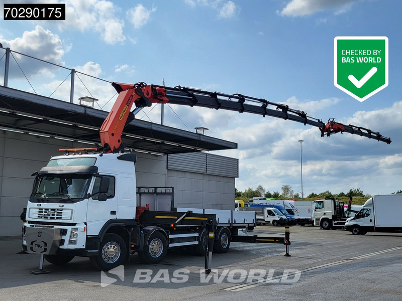 Volvo FM 480 8X2 Palfinger PK85002 Crane+Jib Lifting-Axle Big-Axle Automatic Euro 4 - Dropside/ Flatbed truck, Crane truck: picture 1 Volvo FM 480 8X2 Palfinger PK85002 Crane+Jib Lifting-Axle Big-Axle Automatic Euro 4 - Dropside/ Flatbed truck, Crane truck: picture 1