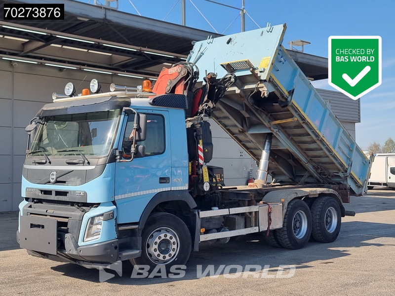 Volvo FMX 420 6X4 Fassi F155A.2.22 Crane 9m3 Big-Axle Automatic Euro 5 - Tipper, Crane truck: picture 5 Volvo FMX 420 6X4 Fassi F155A.2.22 Crane 9m3 Big-Axle Automatic Euro 5 - Tipper, Crane truck: picture 5