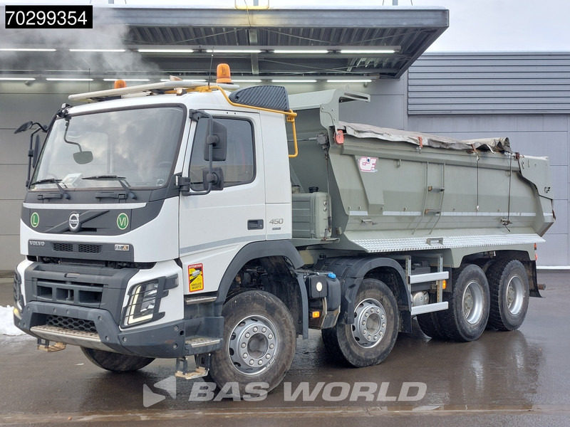Volvo FMX 450 8X4 16m3 tipper Steel suspension Big-Axle Automatic VEB Euro 6 - Tipper: picture 3 Volvo FMX 450 8X4 16m3 tipper Steel suspension Big-Axle Automatic VEB Euro 6 - Tipper: picture 3