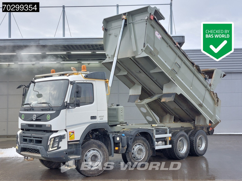Volvo FMX 450 8X4 16m3 tipper Steel suspension Big-Axle Automatic VEB Euro 6 - Tipper: picture 1 Volvo FMX 450 8X4 16m3 tipper Steel suspension Big-Axle Automatic VEB Euro 6 - Tipper: picture 1