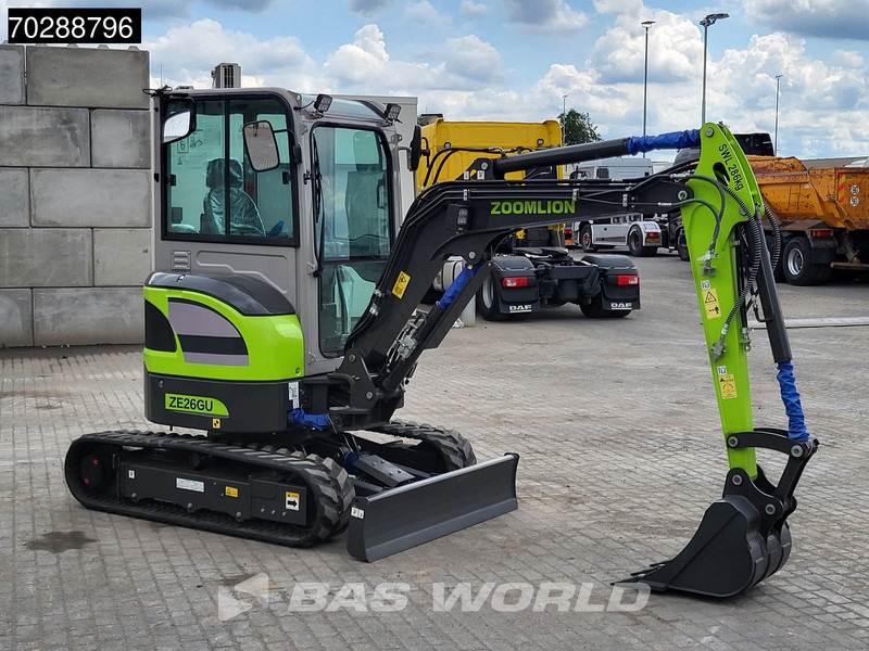 New Mini excavator Zoomlion ZE26 GU CE CERTIFIED: picture 8