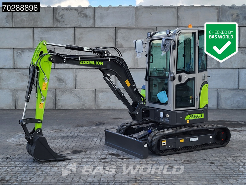 Zoomlion ZE26 GU FACTORY WARRANTY - A/C - CE CERTIFIED - Mini excavator: picture 1 Zoomlion ZE26 GU FACTORY WARRANTY - A/C - CE CERTIFIED - Mini excavator: picture 1