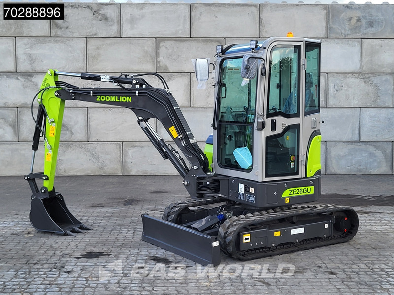 Zoomlion ZE26 GU FACTORY WARRANTY - A/C - CE CERTIFIED - Mini excavator: picture 2 Zoomlion ZE26 GU FACTORY WARRANTY - A/C - CE CERTIFIED - Mini excavator: picture 2