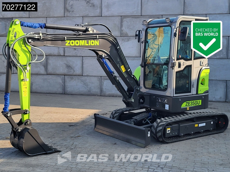 Zoomlion ZE35 GU FACTORY WARRANTY – A/C - CE CERTIFIED - Mini excavator: picture 1 Zoomlion ZE35 GU FACTORY WARRANTY – A/C - CE CERTIFIED - Mini excavator: picture 1
