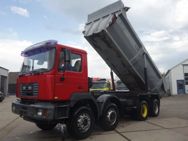 MAN FE 410 8x4 kipper,manual feulpomp,steel kipper - Tipper: picture 1 MAN FE 410 8x4 kipper,manual feulpomp,steel kipper - Tipper: picture 1