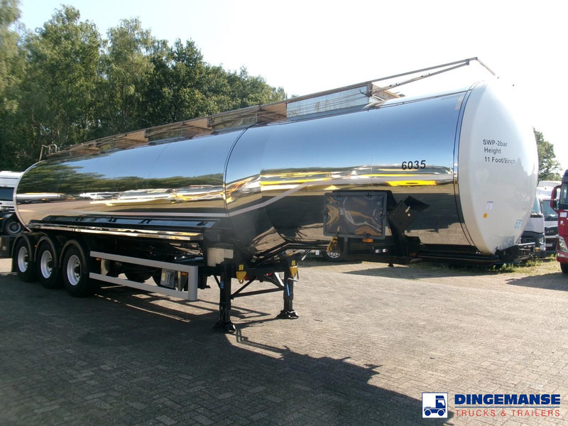 Clayton Chemical tank inox 33 m3 / 1 comp + pump - Tanker semi-trailer: picture 2 Clayton Chemical tank inox 33 m3 / 1 comp + pump - Tanker semi-trailer: picture 2