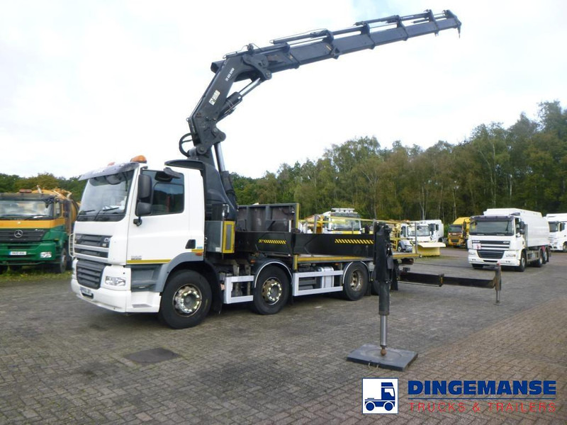 DAF CF 85.410 8X2 RHD + Hiab XS855 EP6 Hipro - Crane truck: picture 1 DAF CF 85.410 8X2 RHD + Hiab XS855 EP6 Hipro - Crane truck: picture 1