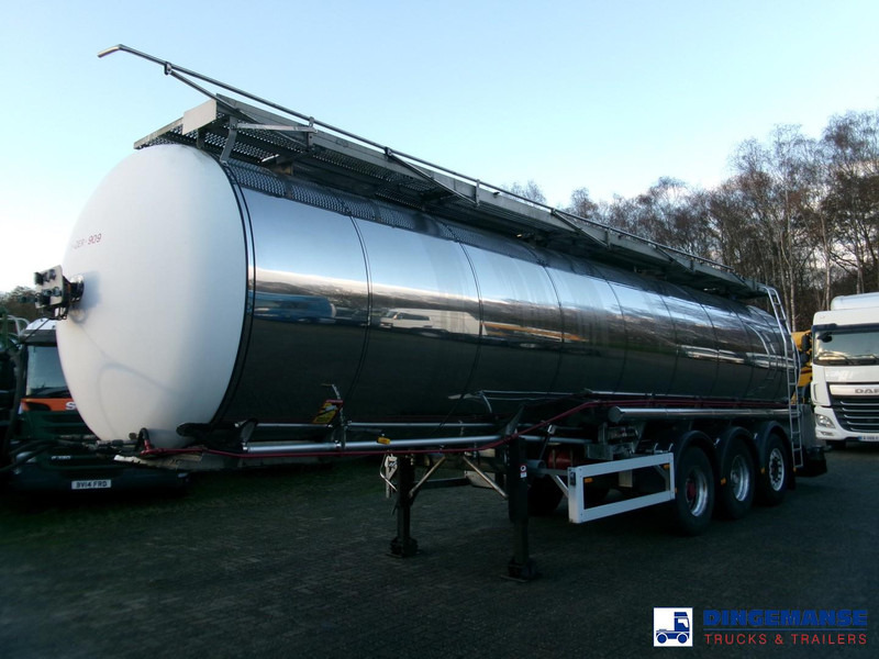 Feldbinder Chemical tank inox 33.5 m3 / 1 comp + pump - Tanker semi-trailer: picture 1 Feldbinder Chemical tank inox 33.5 m3 / 1 comp + pump - Tanker semi-trailer: picture 1