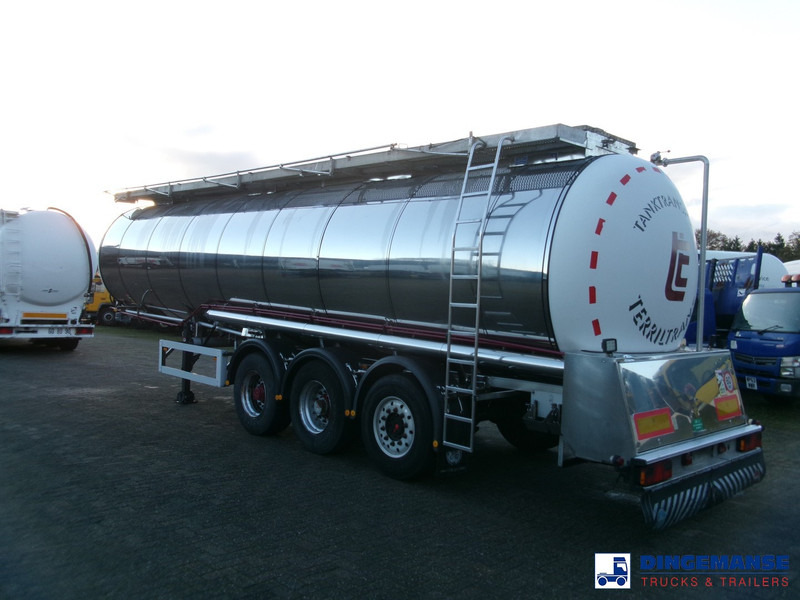 Feldbinder Chemical tank inox 33.5 m3 / 1 comp + pump - Tanker semi-trailer: picture 3 Feldbinder Chemical tank inox 33.5 m3 / 1 comp + pump - Tanker semi-trailer: picture 3