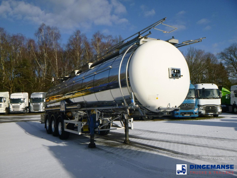 Feldbinder Chemical tank inox L4BH 30 m3 / 1 comp + pump - Tanker semi-trailer: picture 2 Feldbinder Chemical tank inox L4BH 30 m3 / 1 comp + pump - Tanker semi-trailer: picture 2
