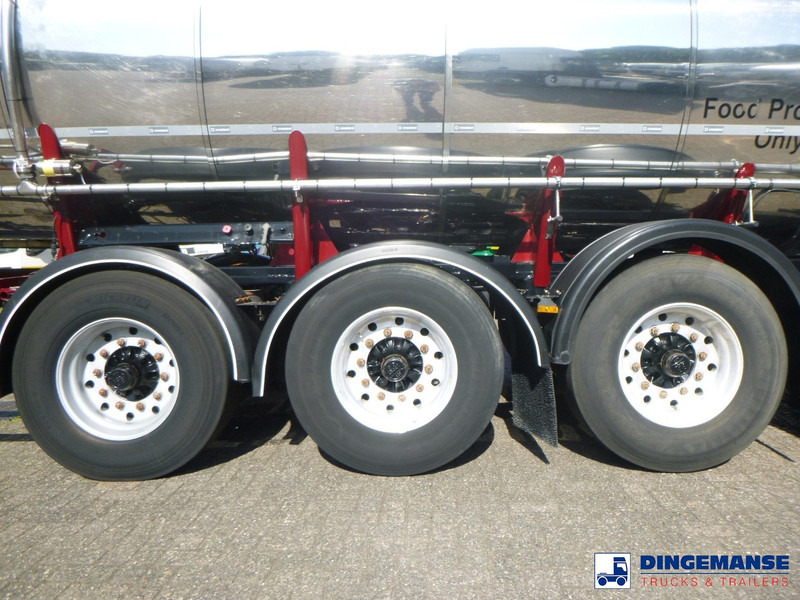 Tanker semi-trailer Feldbinder Food tank inox 30 m3 / 1 comp: picture 7