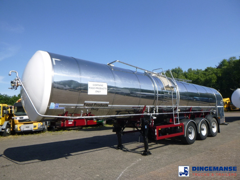 Feldbinder Food tank inox 30 m3 / 1 comp - Tanker semi-trailer: picture 1 Feldbinder Food tank inox 30 m3 / 1 comp - Tanker semi-trailer: picture 1