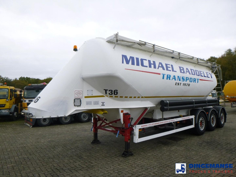 Feldbinder Powder tank alu 40 m3 / 1 comp - Tanker semi-trailer: picture 1 Feldbinder Powder tank alu 40 m3 / 1 comp - Tanker semi-trailer: picture 1