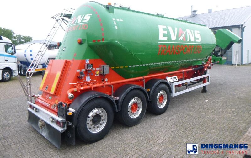 Feldbinder Powder tank alu 40 m3 + engine/compressor - Tanker semi-trailer: picture 4 Feldbinder Powder tank alu 40 m3 + engine/compressor - Tanker semi-trailer: picture 4