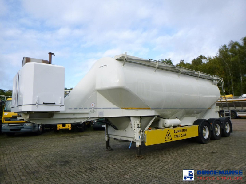 Feldbinder Powder tank alu 40 m3 + engine/compressor - Tanker semi-trailer: picture 1 Feldbinder Powder tank alu 40 m3 + engine/compressor - Tanker semi-trailer: picture 1