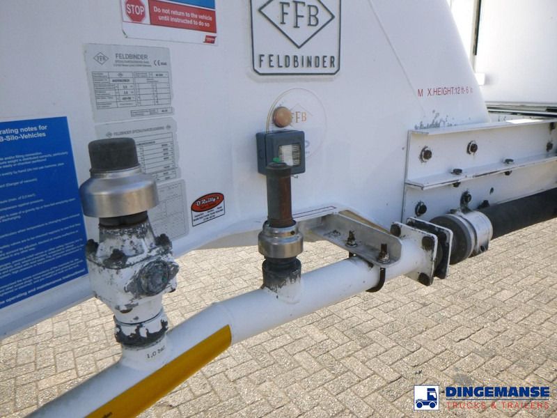 Tanker semi-trailer Feldbinder Powder tank alu 40 m3 + engine/compressor: picture 13 Tanker semi-trailer Feldbinder Powder tank alu 40 m3 + engine/compressor: picture 13