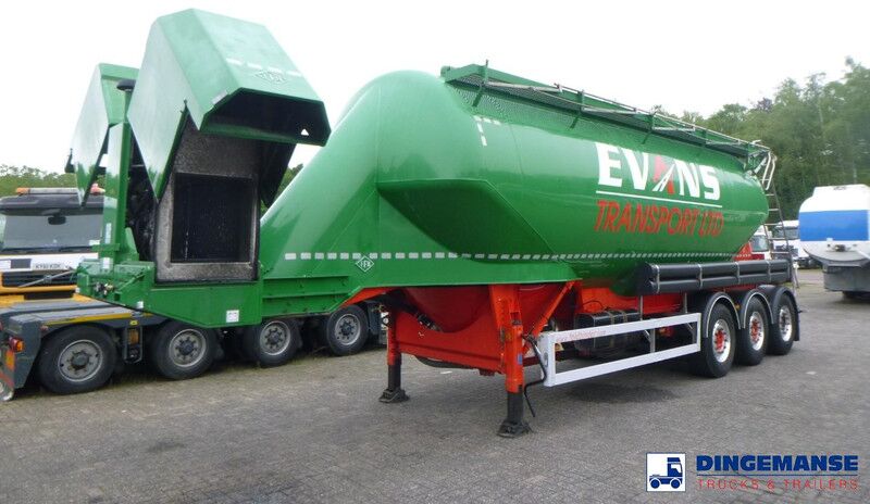 Feldbinder Powder tank alu 40 m3 + engine/compressor - Tanker semi-trailer: picture 1 Feldbinder Powder tank alu 40 m3 + engine/compressor - Tanker semi-trailer: picture 1
