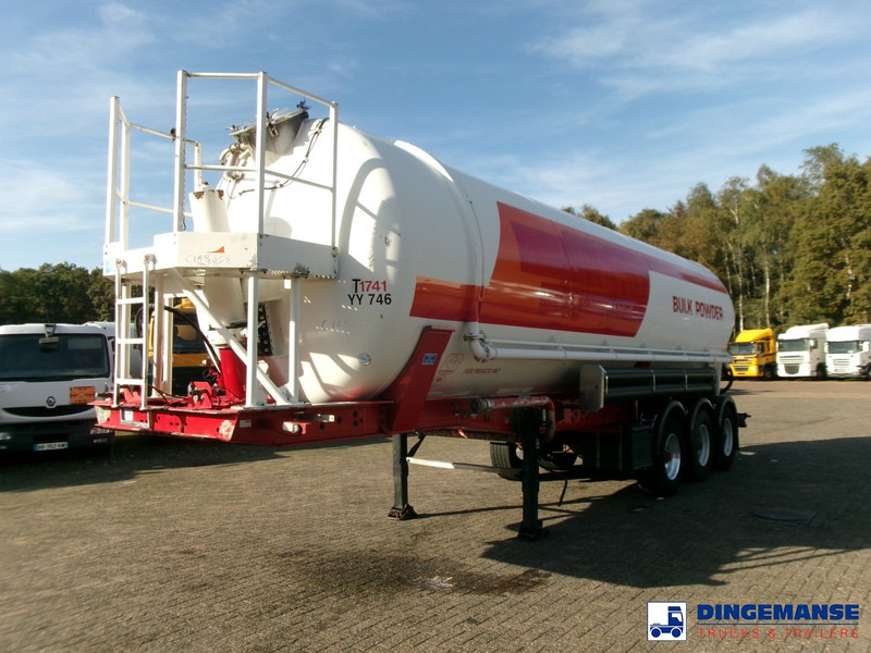Feldbinder Powder tank alu 41 m3 (tipping) - Tanker semi-trailer: picture 1 Feldbinder Powder tank alu 41 m3 (tipping) - Tanker semi-trailer: picture 1