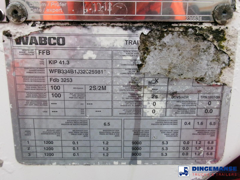 Tanker semi-trailer Feldbinder Powder tank alu 41 m3 (tipping): picture 20