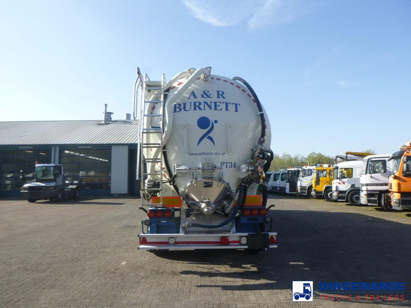 Feldbinder Powder tank alu 60 m3 / Compressor diesel engine. - Tanker semi-trailer: picture 5 Feldbinder Powder tank alu 60 m3 / Compressor diesel engine. - Tanker semi-trailer: picture 5