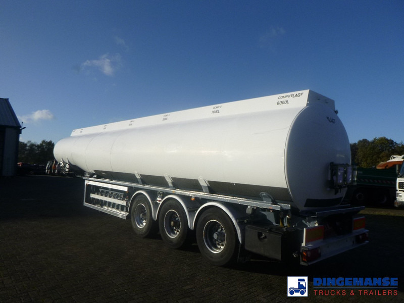 LAG Fuel tank alu 44.5 m3 / 6 comp + pump - Tanker semi-trailer: picture 3 LAG Fuel tank alu 44.5 m3 / 6 comp + pump - Tanker semi-trailer: picture 3