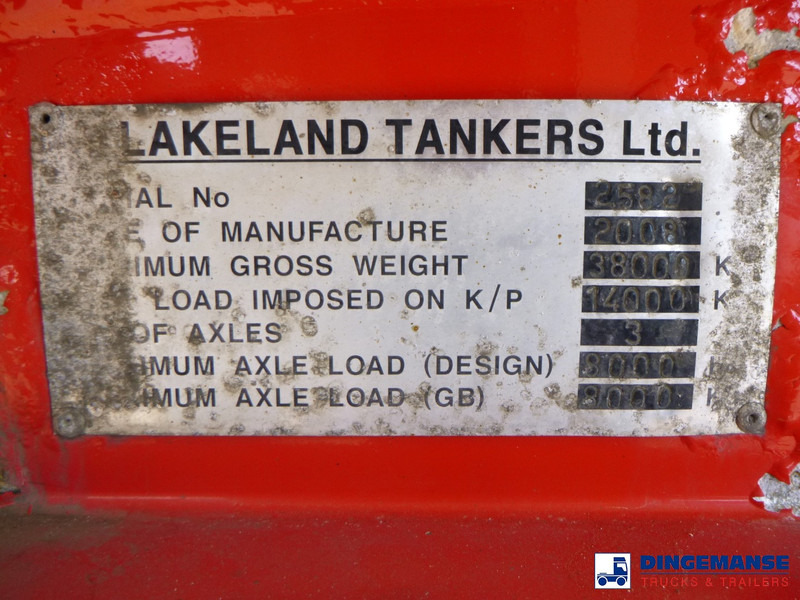 Tanker semi-trailer Lakeland Fuel tank alu 42.8 m3 / 6 comp: picture 19
