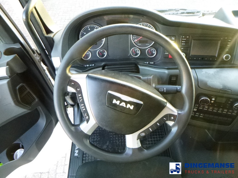 Interior photo 1: Box truck MAN TGX 26.440 6X2 high volume + Fruehauf closed box trailer