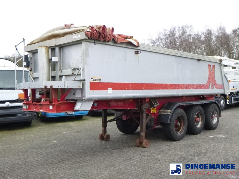 Meierling Tipper trailer alu 21 m3 + tarpaulin - Tipper semi-trailer: picture 1 Meierling Tipper trailer alu 21 m3 + tarpaulin - Tipper semi-trailer: picture 1