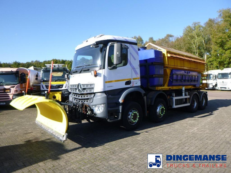 Mercedes-Benz Arocs 3240 8x4 RHD Schmidt snow plough / gritter - Snow removal vehicle: picture 1 Mercedes-Benz Arocs 3240 8x4 RHD Schmidt snow plough / gritter - Snow removal vehicle: picture 1
