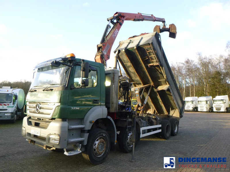Mercedes-Benz Axor 3236 8x4 RHD tipper + Hiab 1283 DK-2 Duo - Crane truck: picture 1 Mercedes-Benz Axor 3236 8x4 RHD tipper + Hiab 1283 DK-2 Duo - Crane truck: picture 1