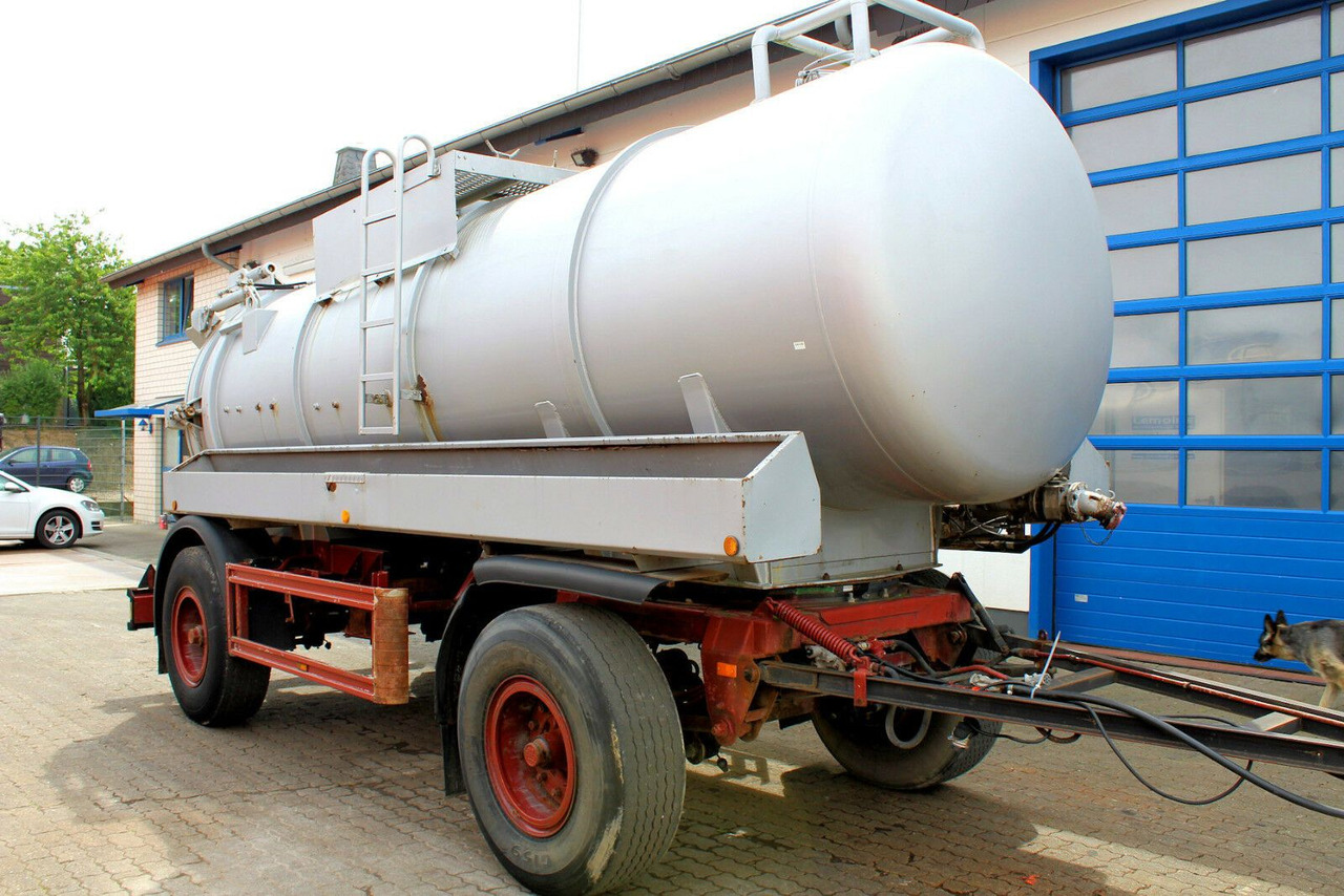 2-Achs Haller 12m³ Saug u. Druck Anhänger Ex-ADR - Tanker trailer: picture 1 2-Achs Haller 12m³ Saug u. Druck Anhänger Ex-ADR - Tanker trailer: picture 1